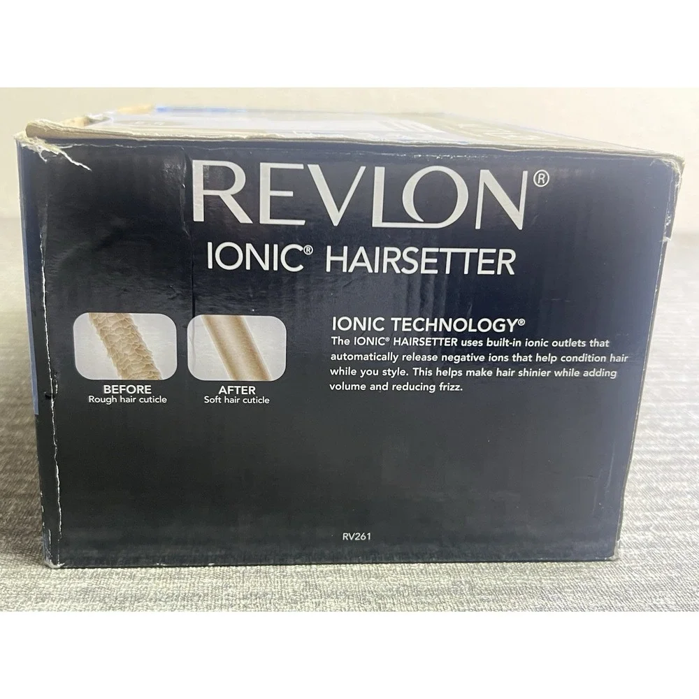 Revlon RV261 Ionic Hairsetter 20 Hot Hair Curlers Rollers with 13 clips Tested